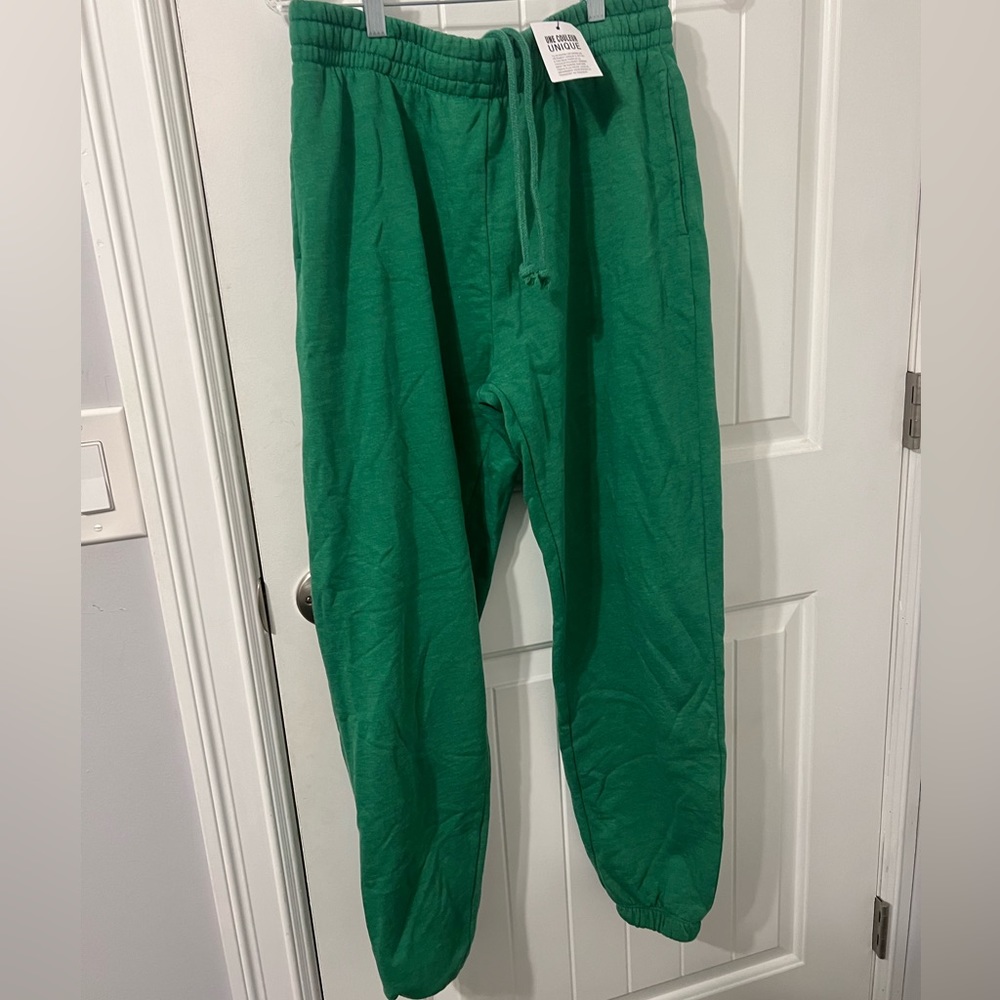 Green garage 90’s jogger sweatpants